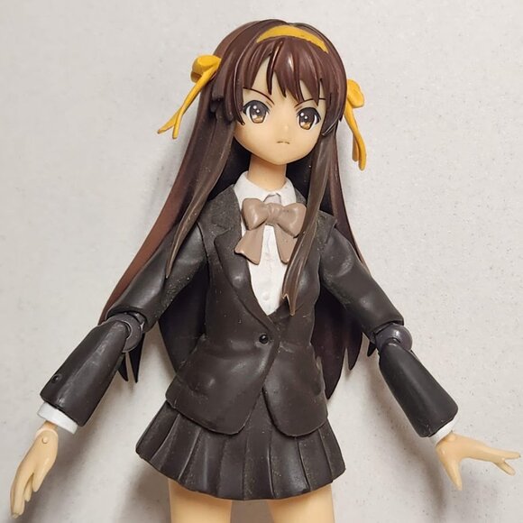 Haruhi Suzumiya Koyoen Gakuin Uniform Figma 077 Action Figure 2010 Japan Anime K - Picture 4 of 15